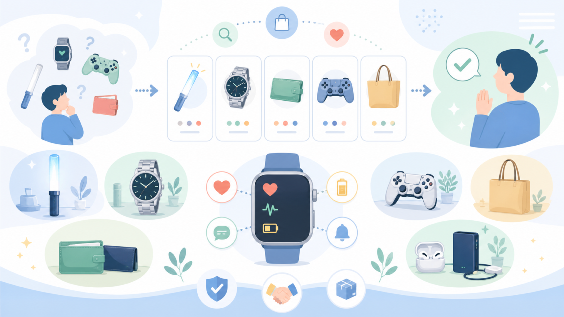 Remarks Japanの取り扱い製品ラインナップを表すイラスト