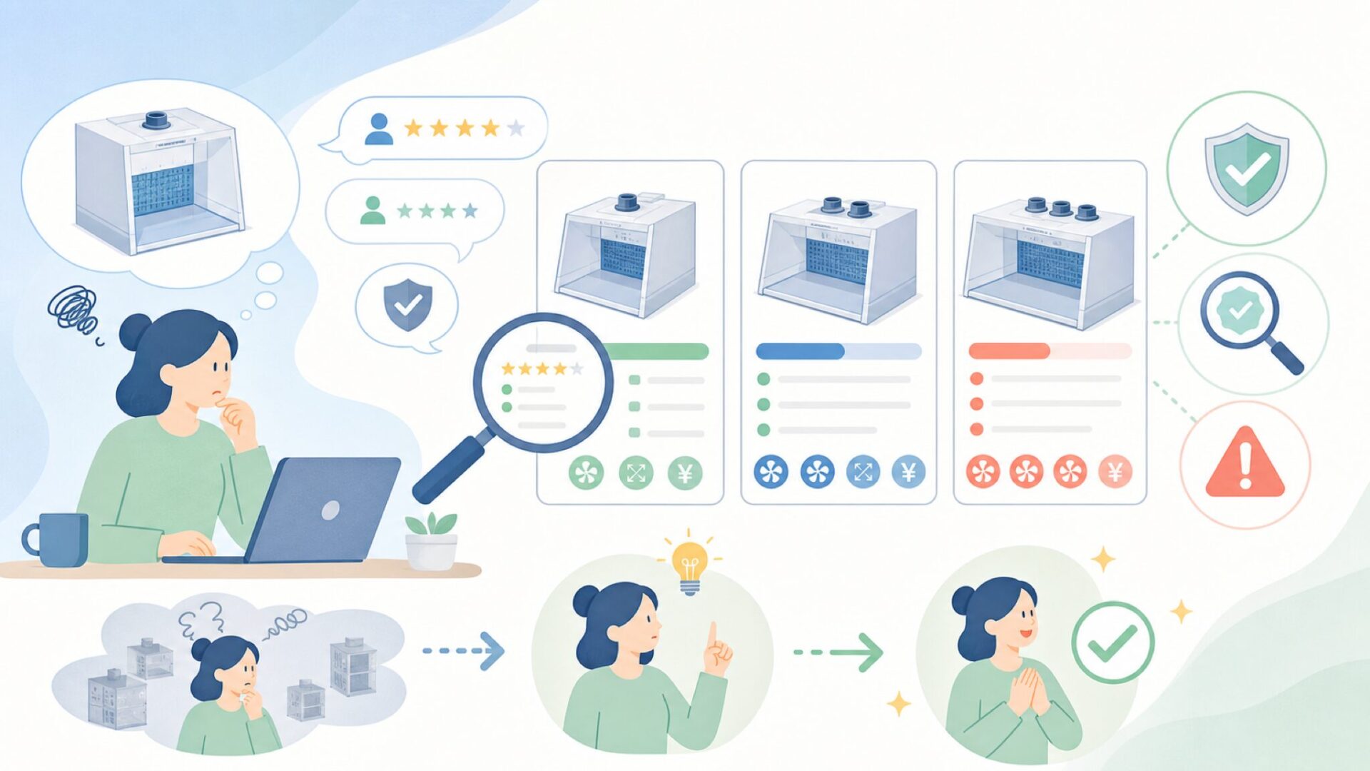 Urlife塗装ブースのラインナップは何種類ある？を表すイラスト