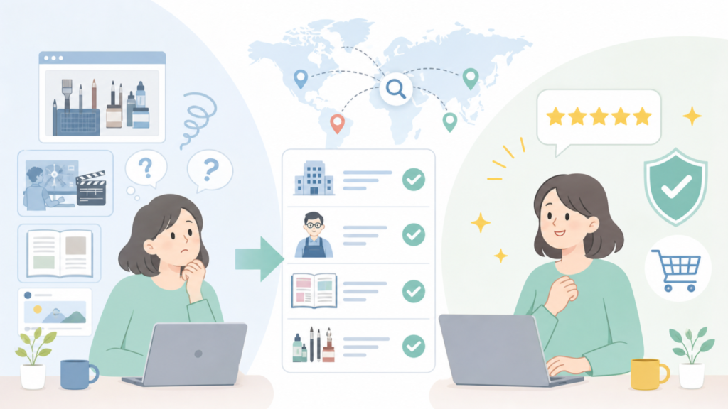 aurochsはどこの国？運営会社と実績でわかる信頼性を徹底解説の要点を表すイラスト