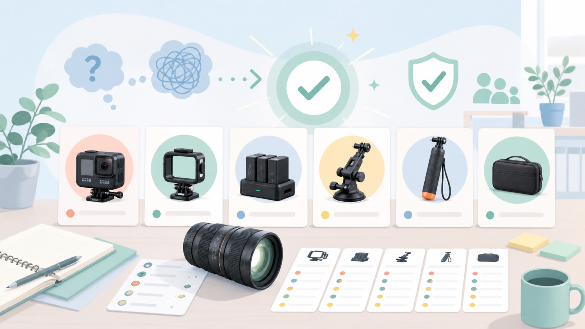 Necviorはどんな商品を扱うブランド？主力カテゴリを整理を表すイラスト