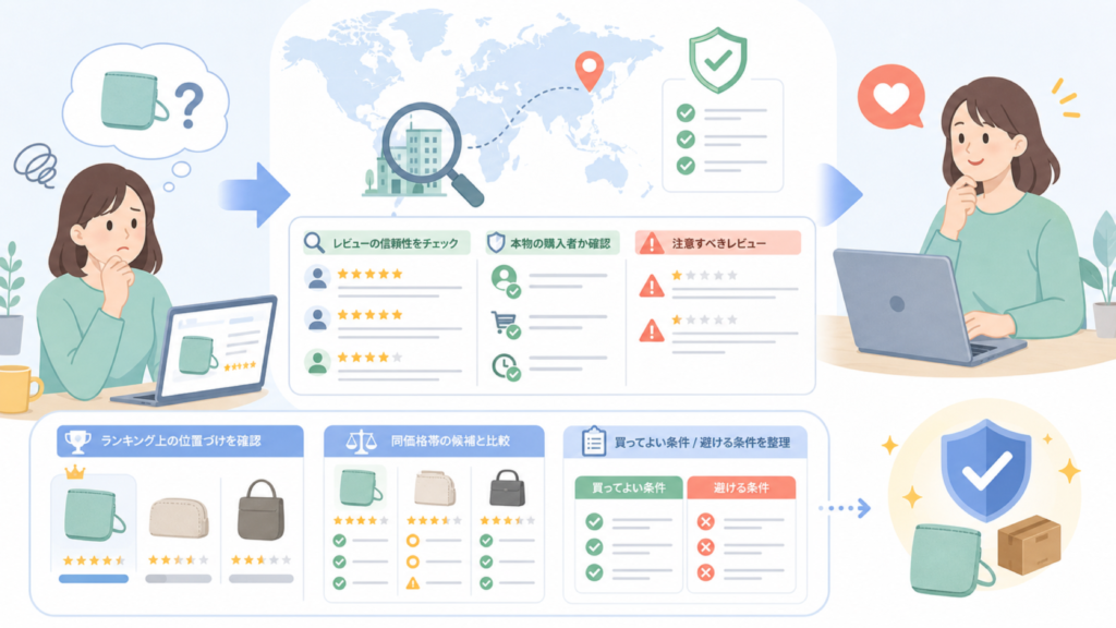 perfkはどこの国のブランド？運営会社と信頼性を徹底解説の要点を表すイラスト
