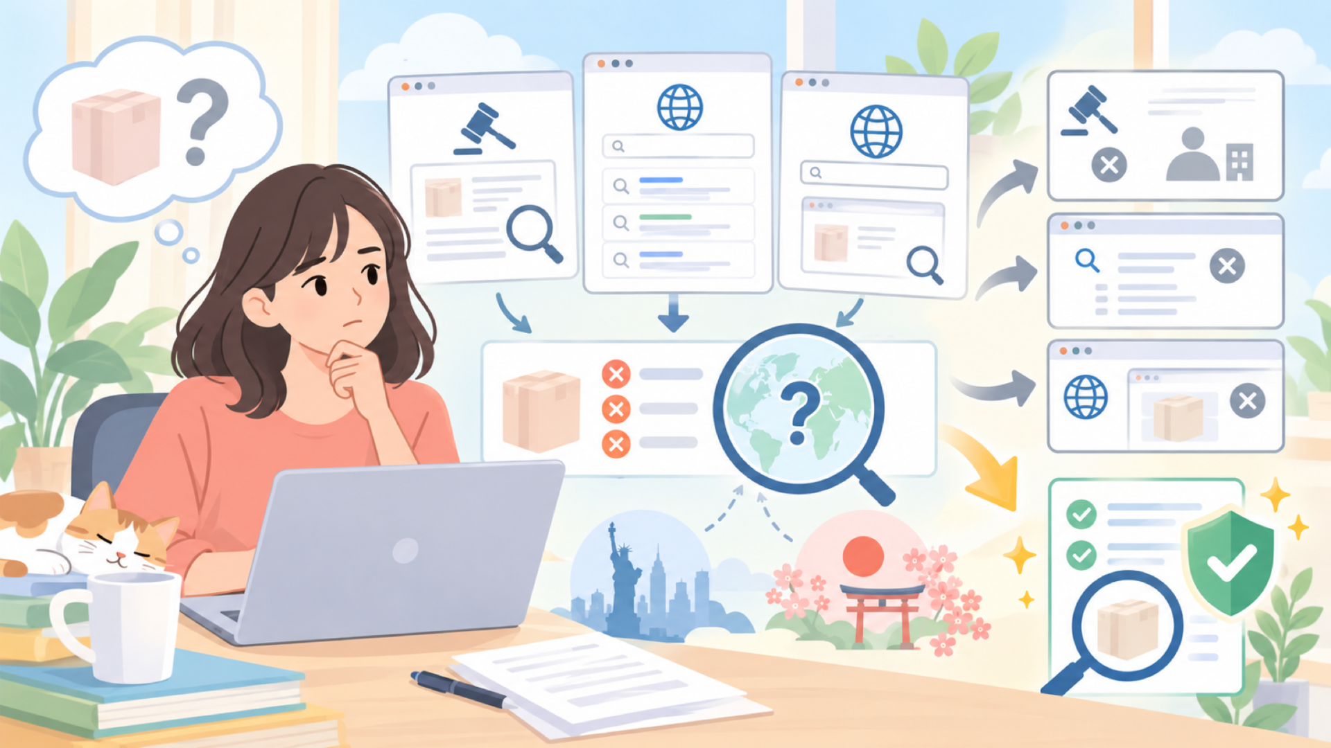 Ladruphはどこの国のブランドかを表すイラスト