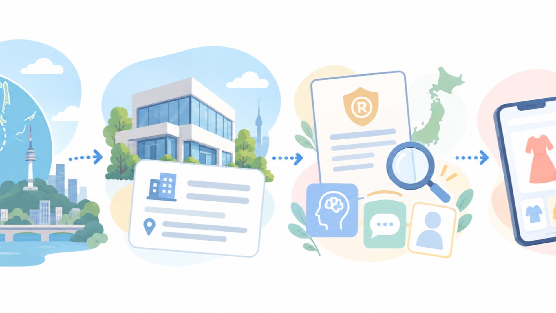 Zetaはどこの国のアプリ？運営会社「株式会社ScatterLab」を確認を表すイラスト